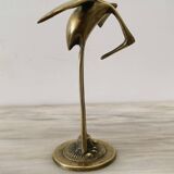 Vintage brass crane