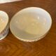 2 Violet Bowls Porcelain by Chauvigny Deshoulières