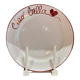 Hand-painted Italian plate "Ciao Bella"