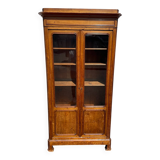 English-style white wooden display case