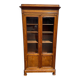 Vitrine en bois blanc style anglais