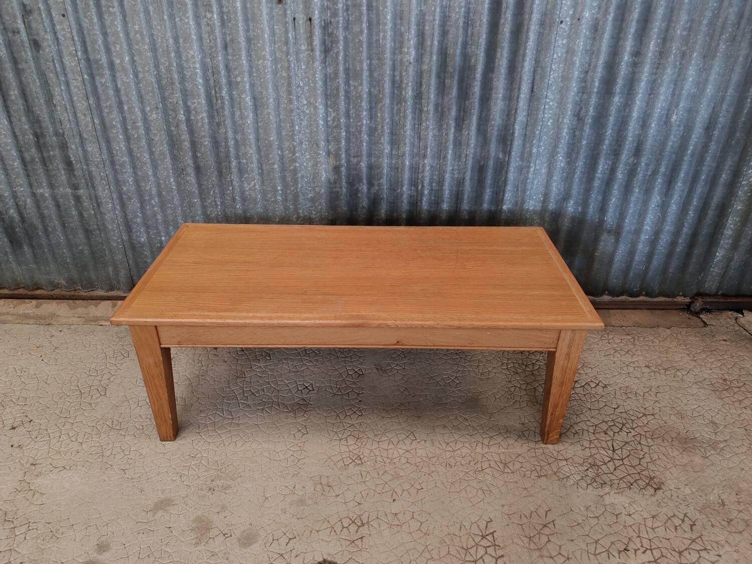Vintage old farmhouse coffee table