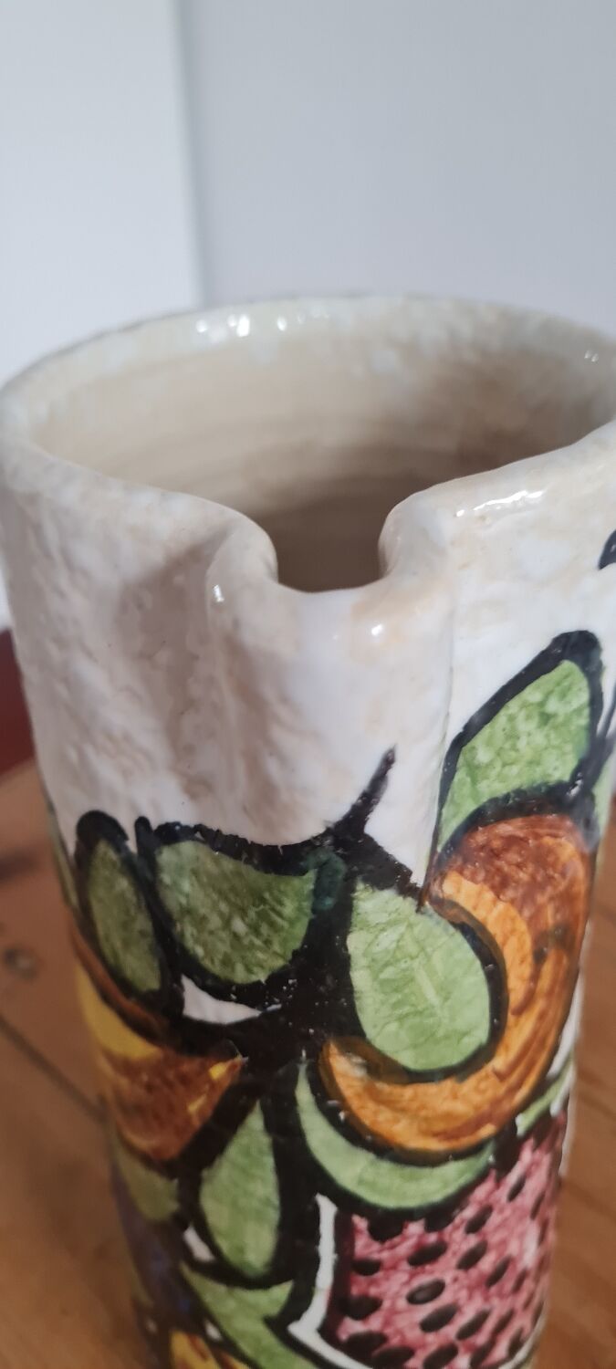 Talavera ceramic pitcher Mexico 1960