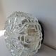 Cast glass ceiling lamp