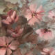 Flowers, oil on canvas signed by Nicole de Fourmantel, 1997