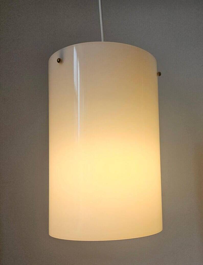 Set of Three Rare Midcentury Pendants Fog & Morup, Denmark, 1960s