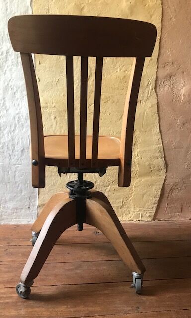 Vintage swivel office chair Stella 1940