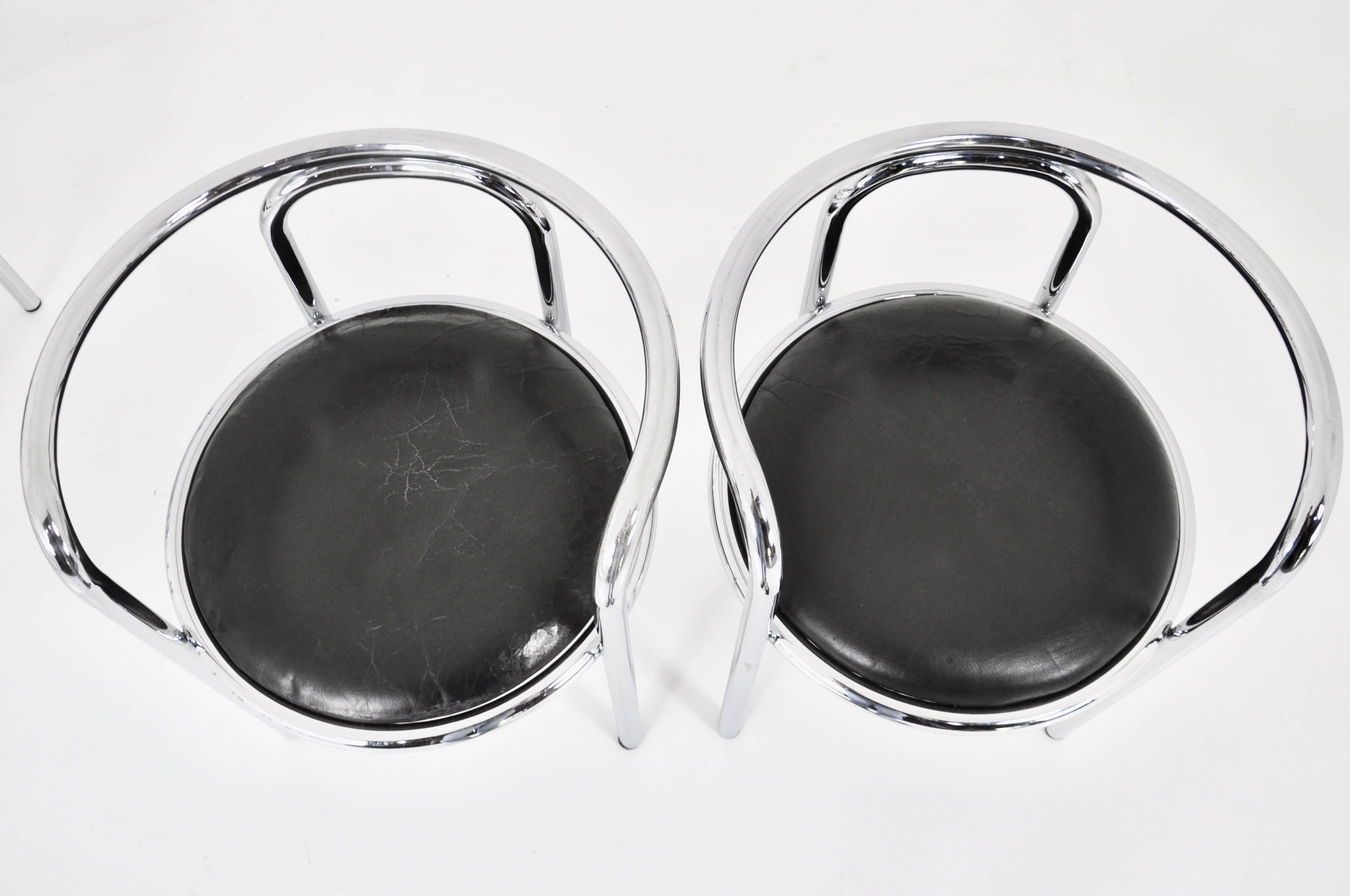 “Locus Solus” chairs by Gae Aulenti for Poltronova, 1960s