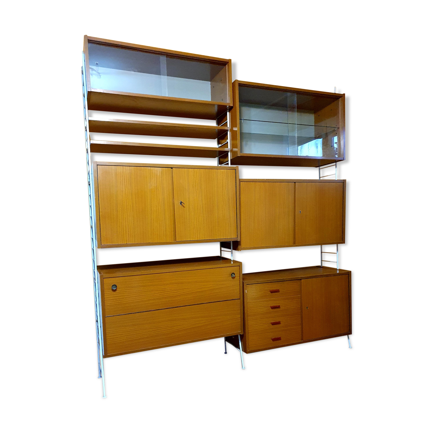 String Sybille 314 modular bookcase, Germany - GDR, 1967