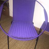 Ensemble 2 fauteuils et petite table basse