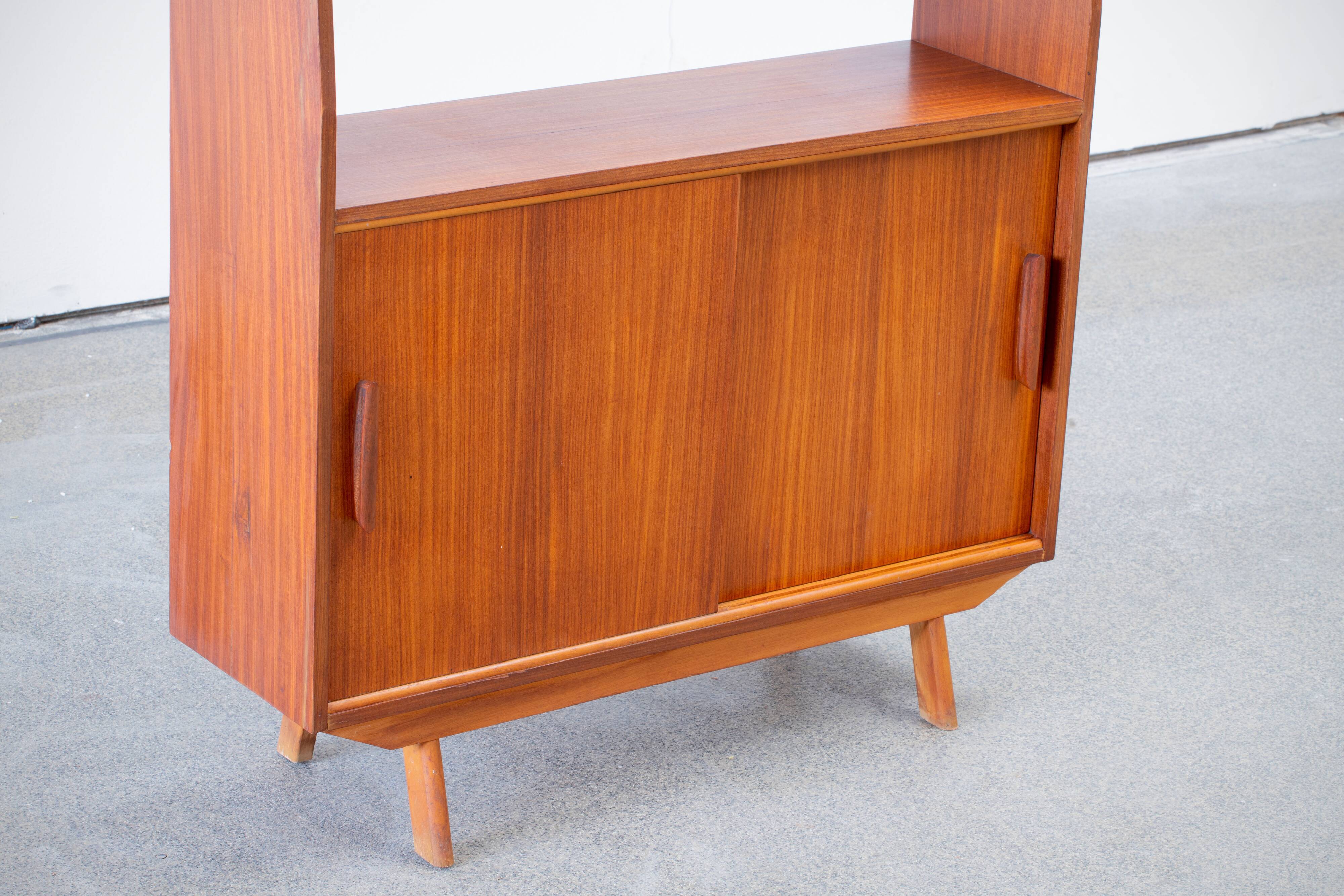 Scandinavian teak library 1960