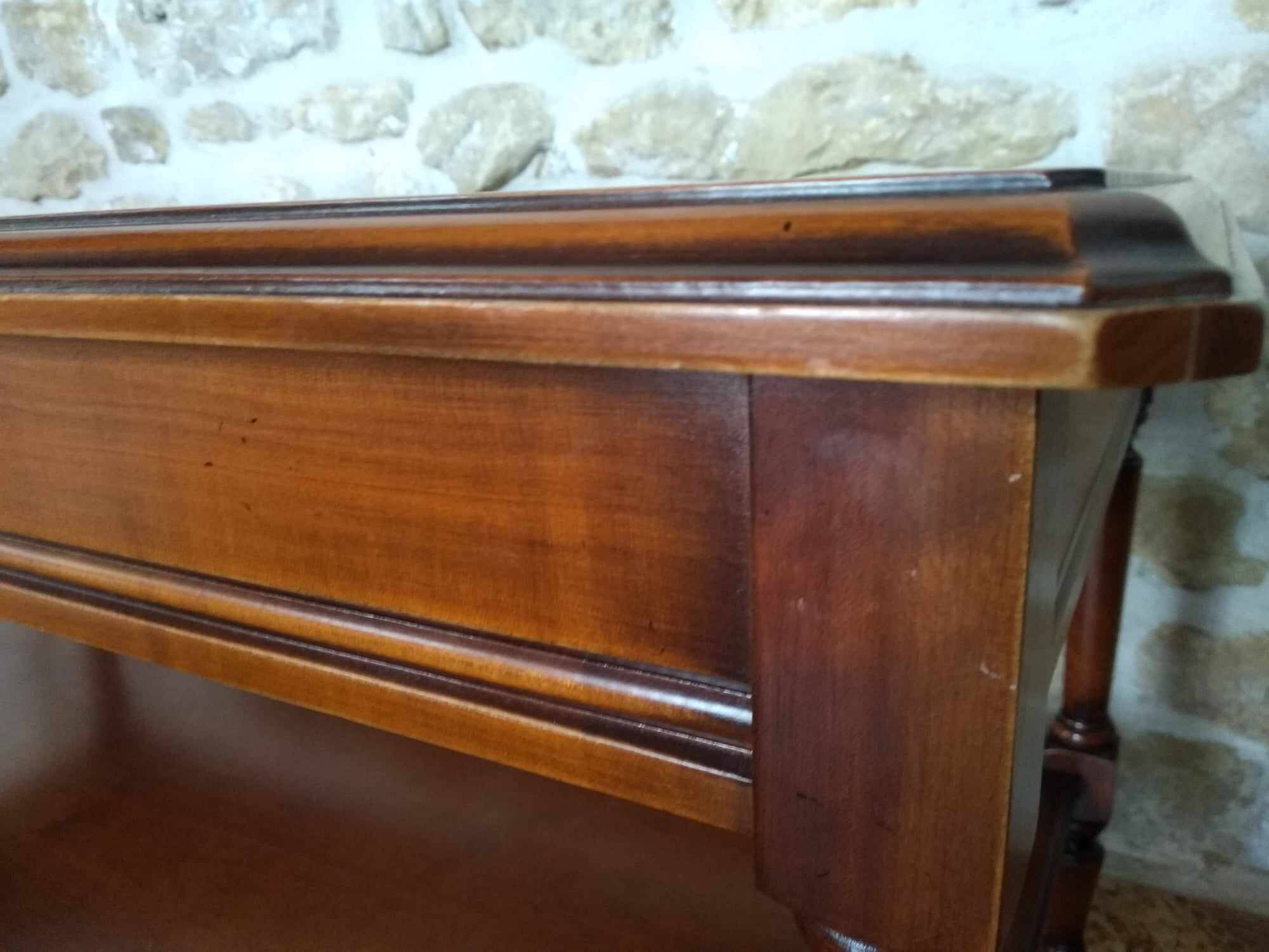 Glass center coffee table