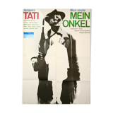 Vintage poster my uncle mein onkel jacques tati
