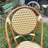 4 rattan and scoubidou Hardy chairs
