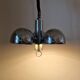 Midcentury Chrome Space Age Chandelier/Pendant Hillebrand, Germany, 1970s