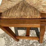 Vintage 1970s REGAIN straw stool