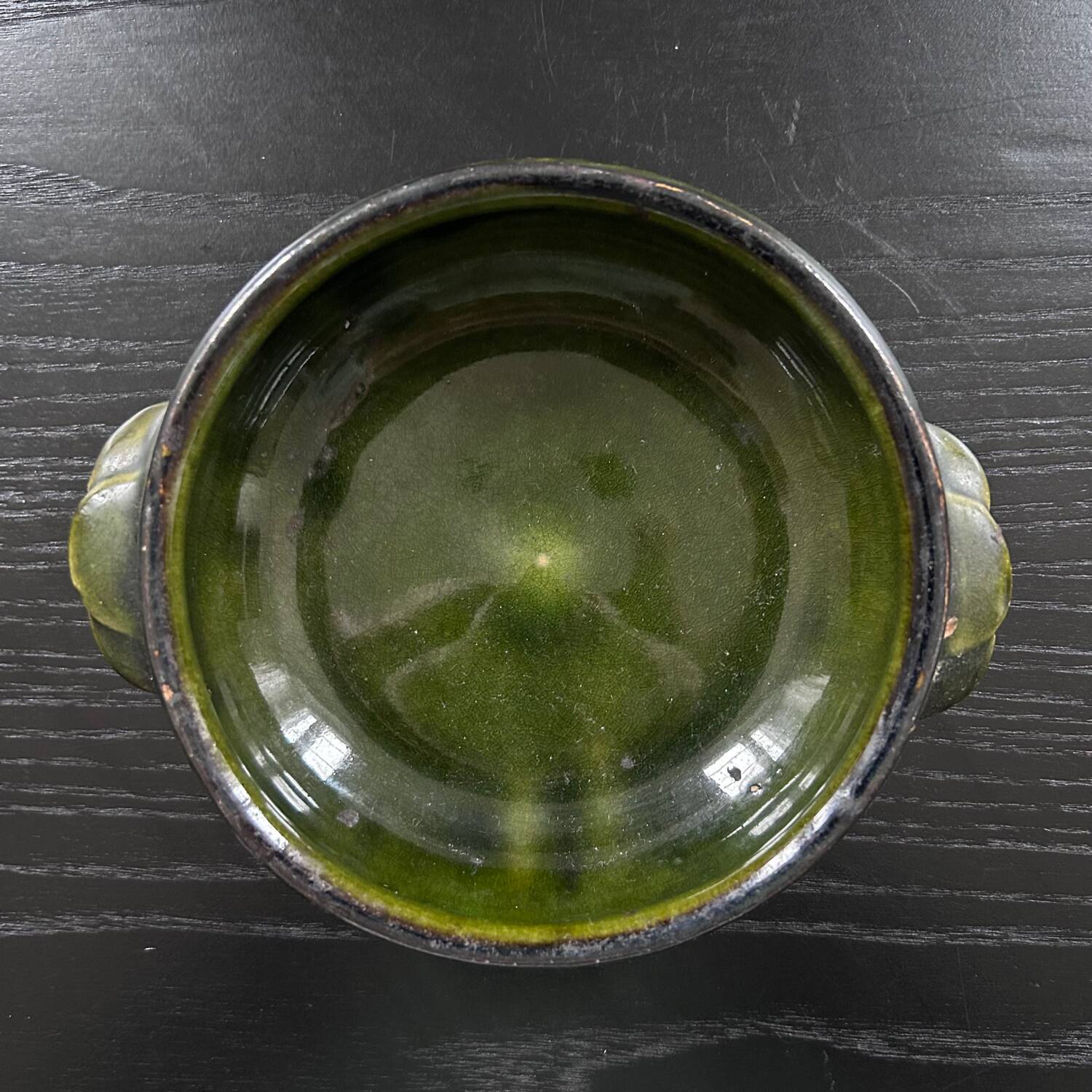 Olive green bowl