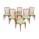 6 Chaises Vintage de Charles Ramos Édition Castellanata 1960