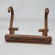 Double Bistro Coat Rack Curved Wooden Hanger Early 20th Century