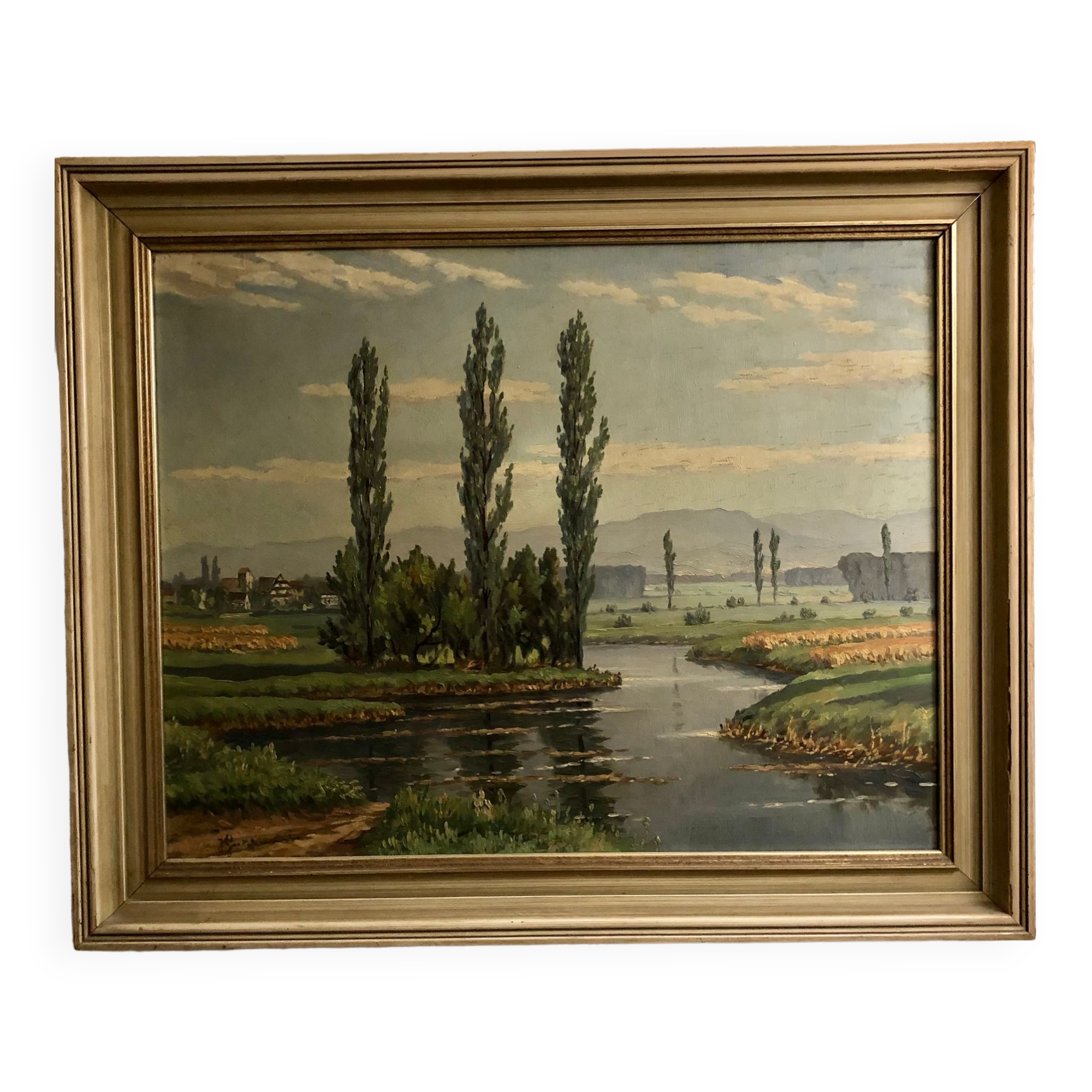 Painting on canvas, Julius Gutekunst