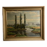 Painting on canvas, Julius Gutekunst