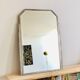 Miroir biseauté art déco métal  101 X l75 cm