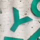 Metal letters