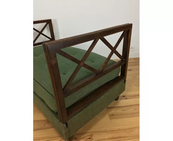 Daybed bench with modular braces 40s