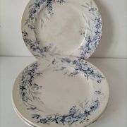 Assiettes Creil Montereau Modèle Linotte