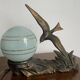 Art Deco night light circa 1930 swallow/seagull