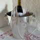 Saint Medard silver-plated metal champagne bucket