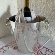 Saint Medard silver-plated metal champagne bucket