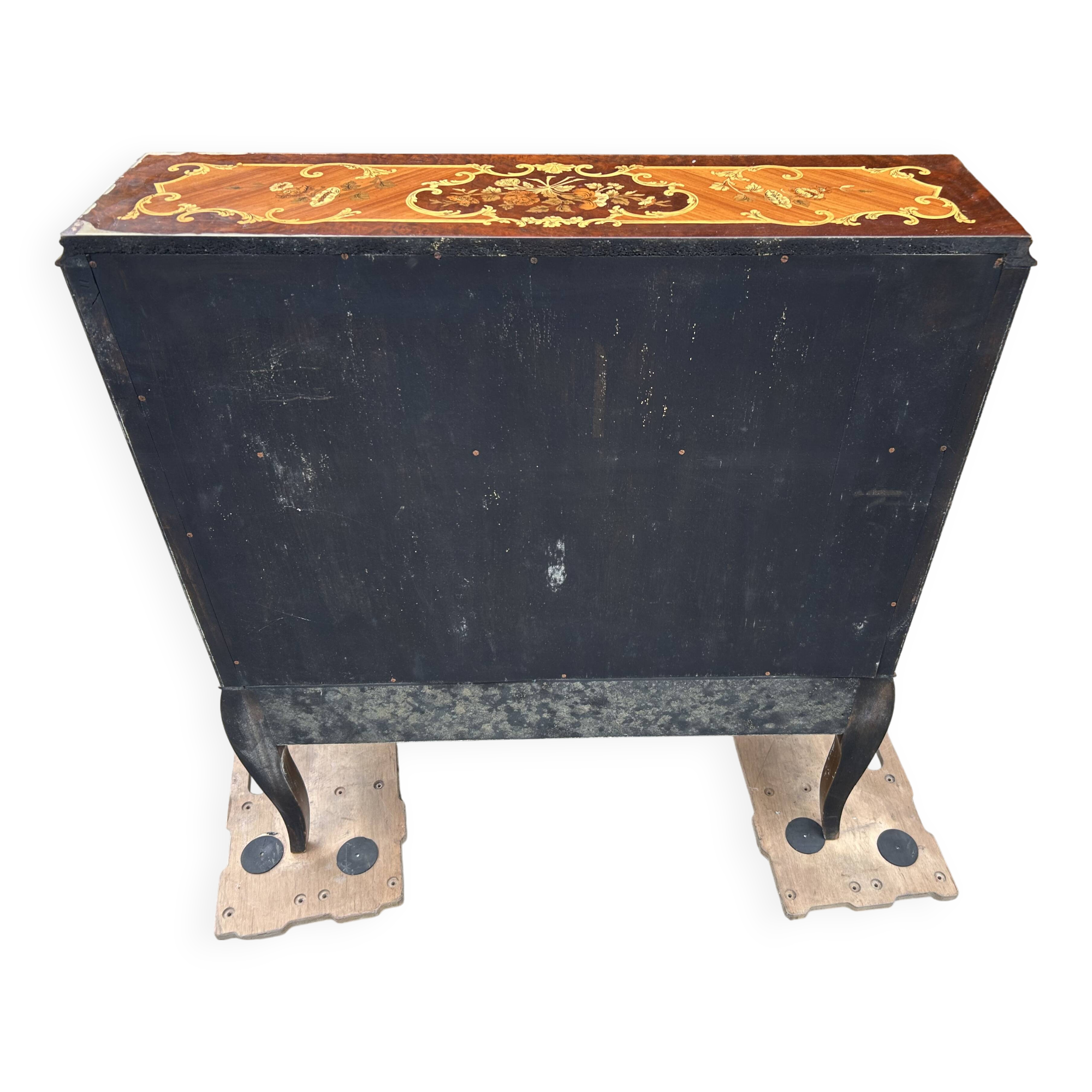 Marquetry desk from the 90s