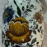Vase decorated with flowers