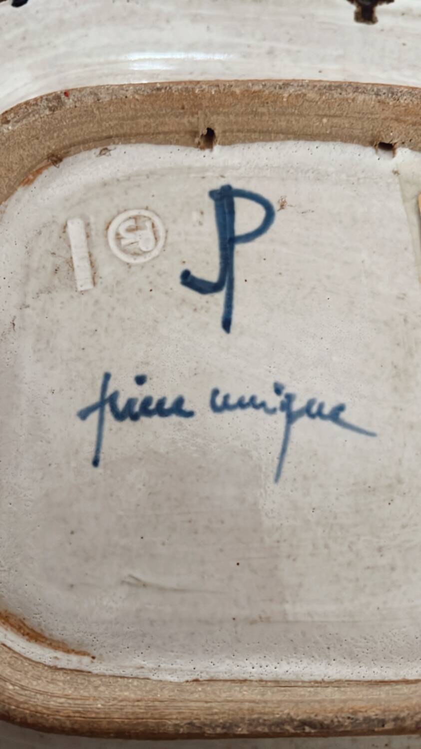 Jacques pouchain dish unique piece