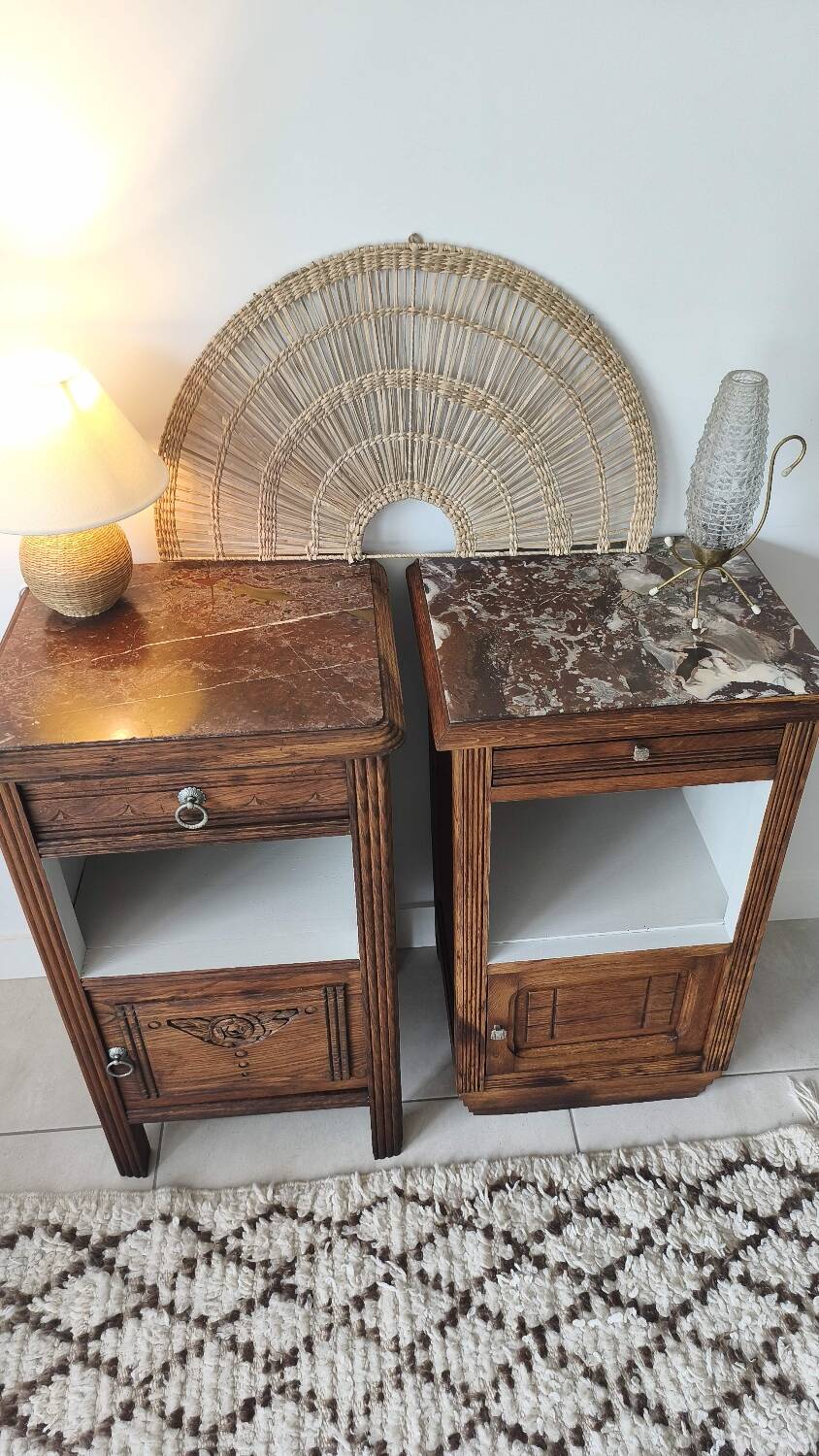 Art Deco bedside tables