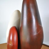 Ceramic pebble lamp by François Chatain 1980