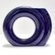 Vintage Blue Glazed Ceramic Vase by Pietro Arosio for Parravicini, Italy, 1