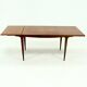 Sculptural Danish Design Extendable Teak Dining Table 1960s
