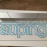 Illuminated vintage advertising sign