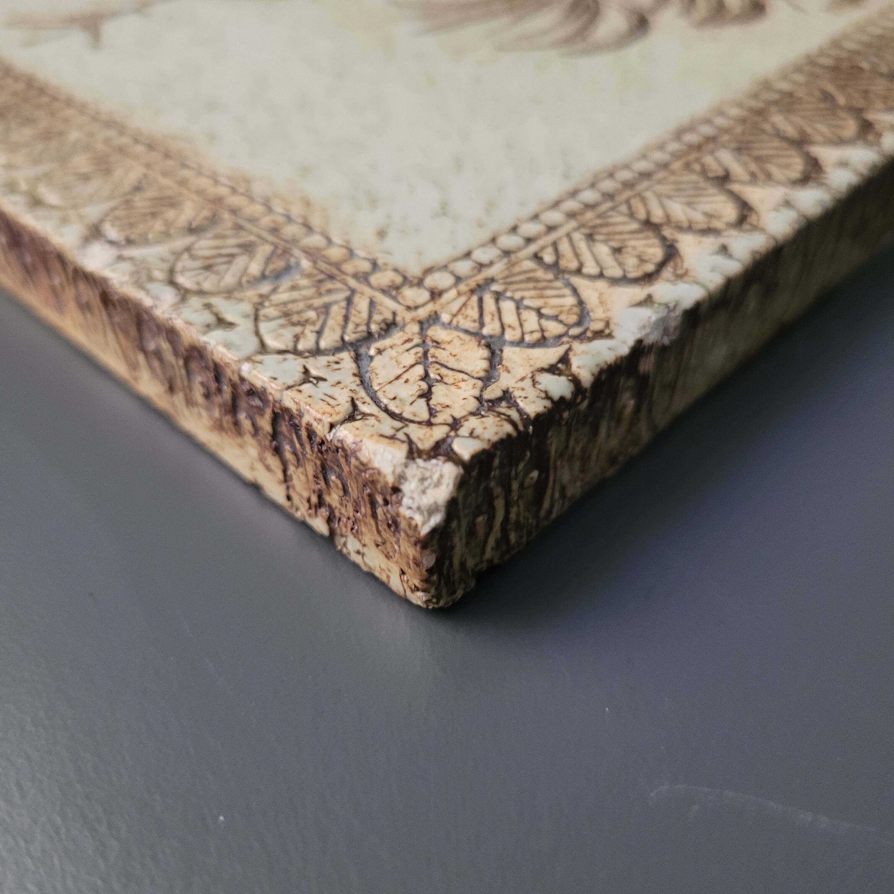 Roger Capron ceramic tile with rooster