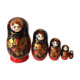 Vintage vintage ancient Russian Matriochkas dolls