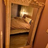 Antique pitted mirror