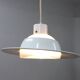 Space Age VeLuce Murano hanging disc lamp 1960s, set of 4