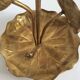 Table lamp "lotus flower" style hollywood regency
