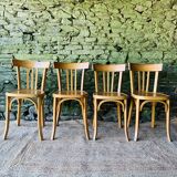 Ensemble de 4 chaises bistrot