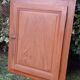 Cupboard door frame 121x97cm old wood paneled molded