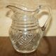 Vintage pair of cut glass Art Deco decanters circa 1930.