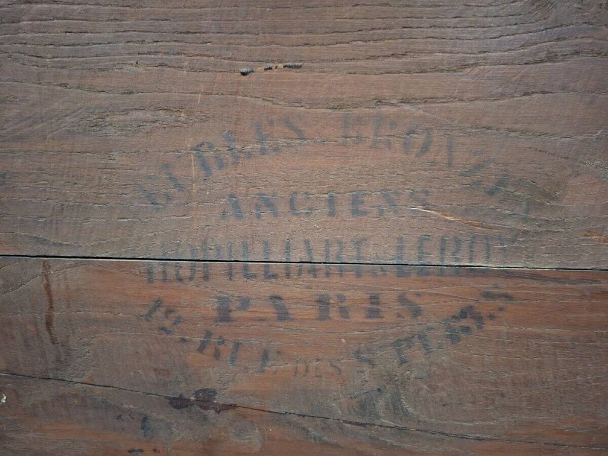 Secretary in a week planner style from the Louis XVI period in marquetry (to be restored)