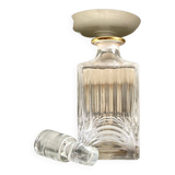 Chiseled crystal whiskey decanter